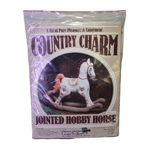 Vintage 1980s Craft Kit Lot – Country Charm Horse + Better Homes Santa Sealed